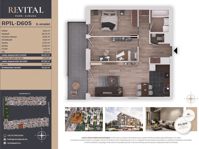 Eladó lakás Budapest XI. kerület 65 nm