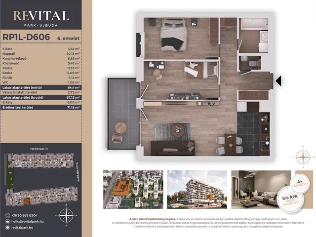 Eladó lakás Budapest XI. kerület 64 nm