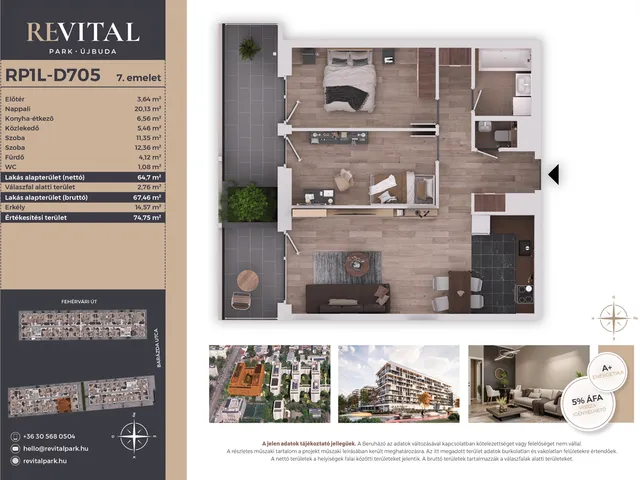 Eladó lakás Budapest XI. kerület 65 nm