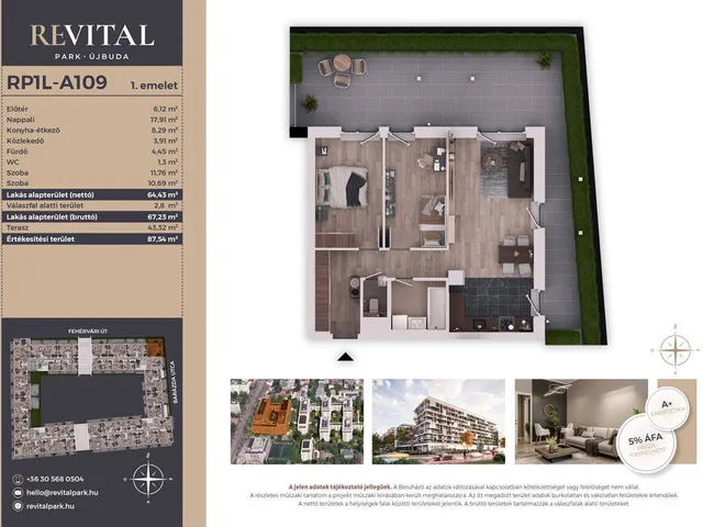 Eladó lakás Budapest XI. kerület, Kelenföld 64 nm