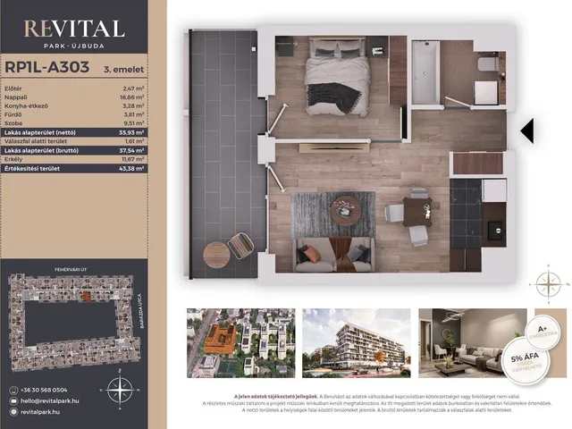 Eladó lakás Budapest XI. kerület, Kelenföld 36 nm