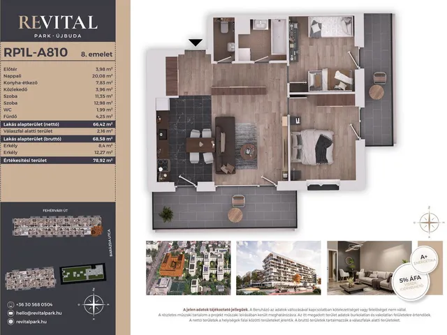 Eladó lakás Budapest XI. kerület, Kelenföld 66 nm