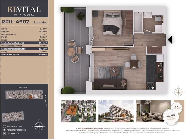 Eladó lakás Budapest XI. kerület, Kelenföld 39 nm