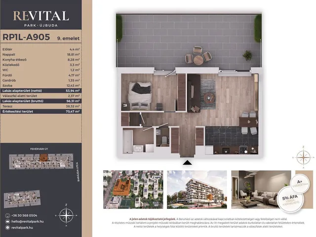 Eladó lakás Budapest XI. kerület, Kelenföld 54 nm