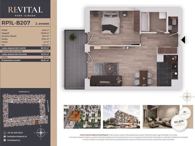 Eladó lakás Budapest XI. kerület, Kelenföld 50 nm