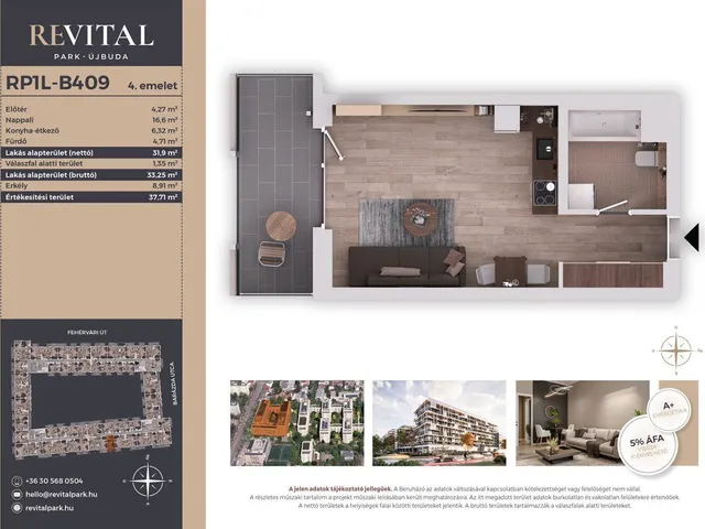 Eladó lakás Budapest XI. kerület, Kelenföld 32 nm