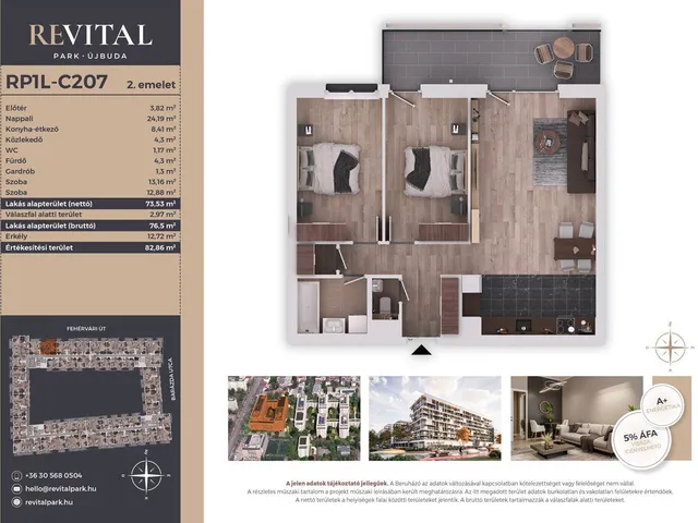 Eladó lakás Budapest XI. kerület, Kelenföld 74 nm