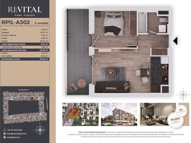 Eladó lakás Budapest XI. kerület, Kelenföld 39 nm