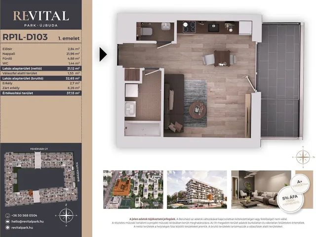 Eladó lakás Budapest XI. kerület, Kelenföld 31 nm