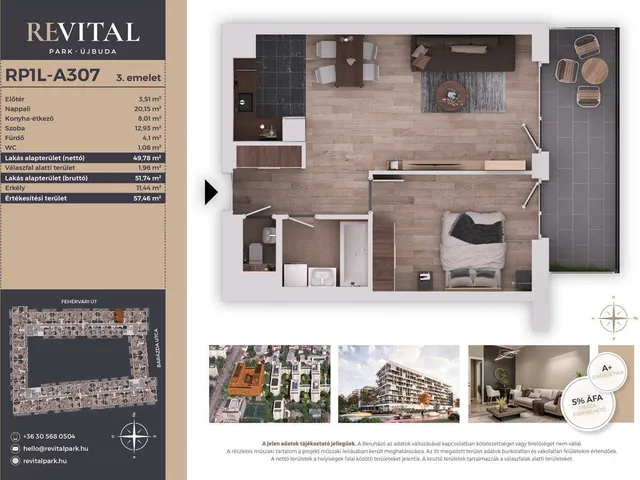 Eladó lakás Budapest XI. kerület, Kelenföld 50 nm