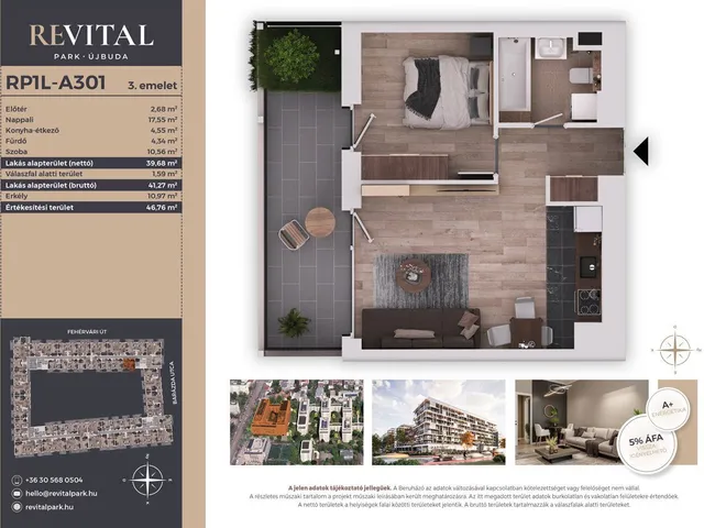 Eladó lakás Budapest XI. kerület, Kelenföld 40 nm