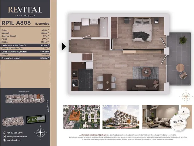 Eladó lakás Budapest XI. kerület, Kelenföld 47 nm