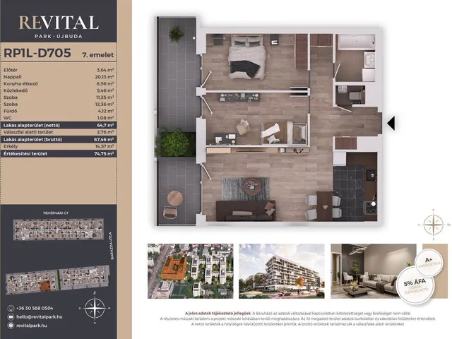 Eladó lakás Budapest XI. kerület, Kelenföld 65 nm