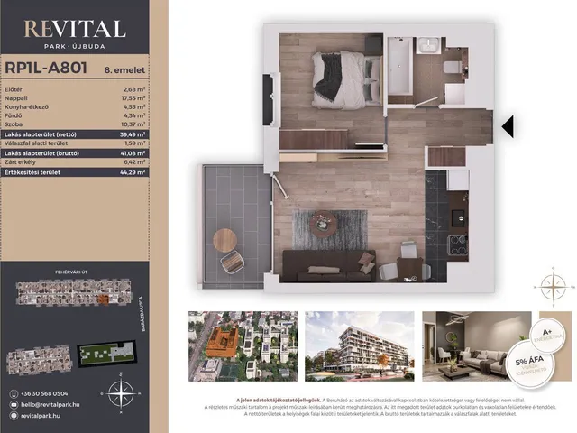 Eladó lakás Budapest XI. kerület, Kelenföld 39 nm