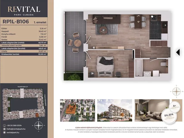 Eladó lakás Budapest XI. kerület, Kelenföld 47 nm