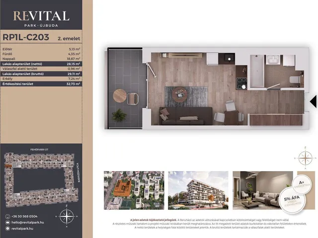 Eladó lakás Budapest XI. kerület, Kelenföld 28 nm