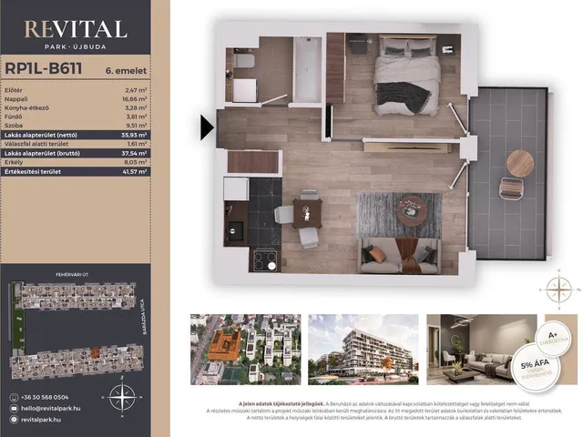 Eladó lakás Budapest XI. kerület, Kelenföld 36 nm