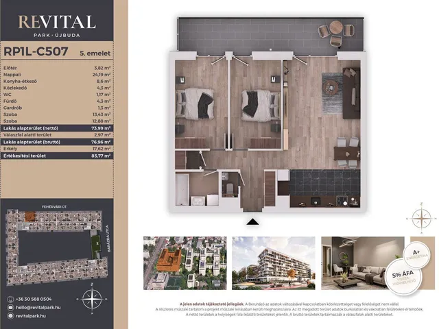 Eladó lakás Budapest XI. kerület, Kelenföld 74 nm