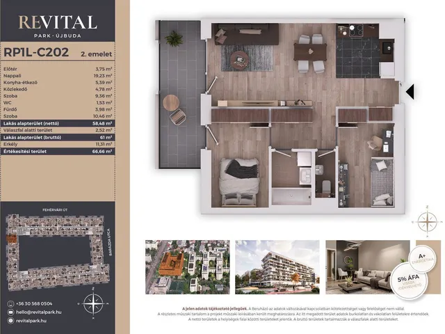 Eladó lakás Budapest XI. kerület, Kelenföld 58 nm