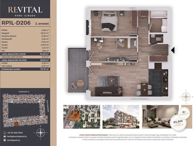 Eladó lakás Budapest XI. kerület, Kelenföld 64 nm