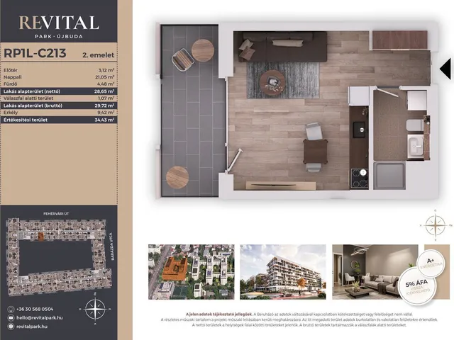 Eladó lakás Budapest XI. kerület, Kelenföld 29 nm