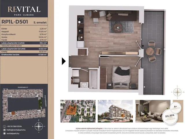 Eladó lakás Budapest XI. kerület, Kelenföld 39 nm