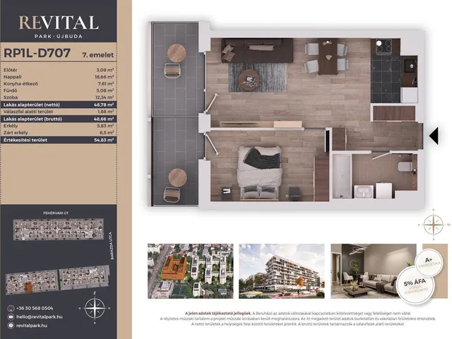 Eladó lakás Budapest XI. kerület, Kelenföld 47 nm