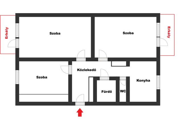 Eladó lakás Tiszaújváros 85 nm