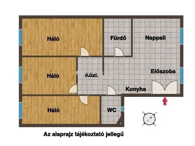 Eladó lakás Budapest VII. kerület, Külső-Erzsébetváros 58 nm