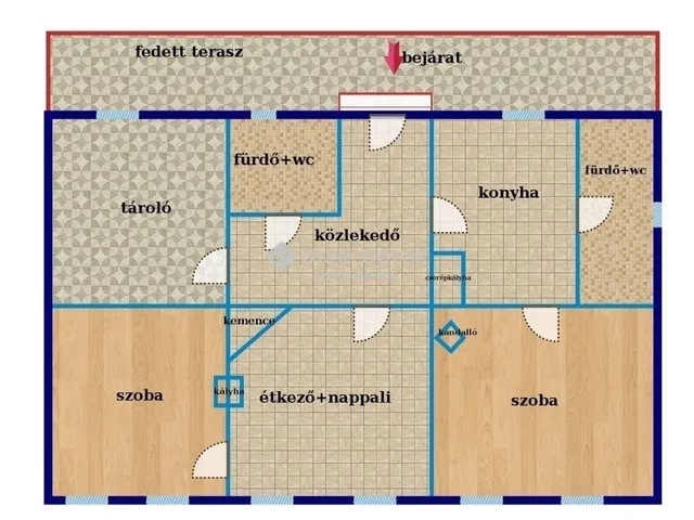 Eladó ház Rádóckölked 125 nm