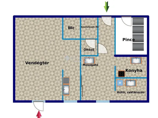 Eladó kereskedelmi és ipari ingatlan Szombathely 43 nm