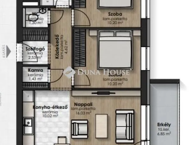 Eladó lakás Szombathely, Olad 64 nm