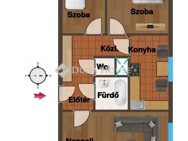 Eladó lakás Szombathely, Derkovits-lakótelep 53 nm