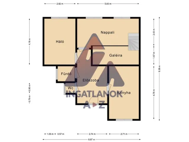 Eladó lakás Budapest VII. kerület, Garay utca 62 nm
