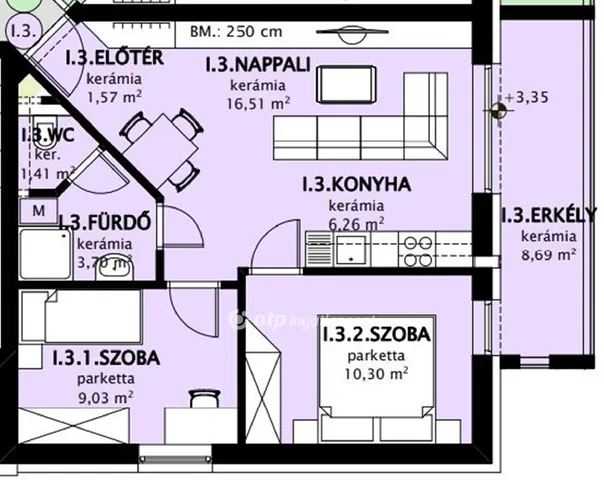 Eladó lakás Mosonmagyaróvár 53 nm