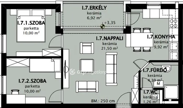 Eladó lakás Mosonmagyaróvár 60 nm