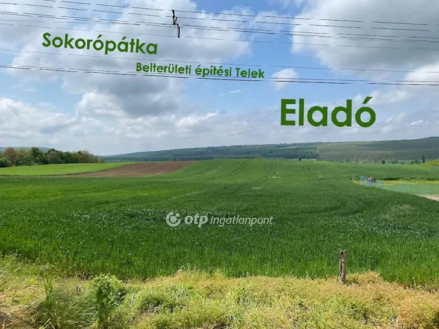 Eladó telek Sokorópátka 3751 nm