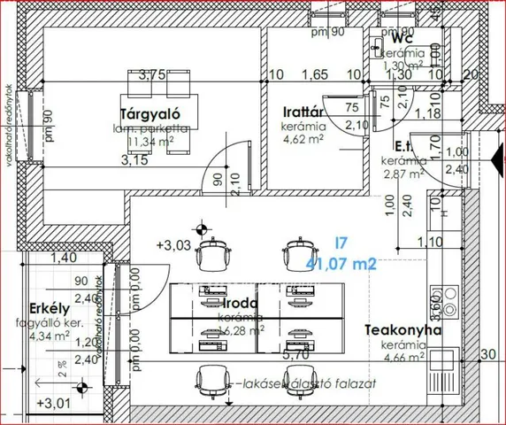 Eladó lakás Győr, Szabadhegy 43 nm