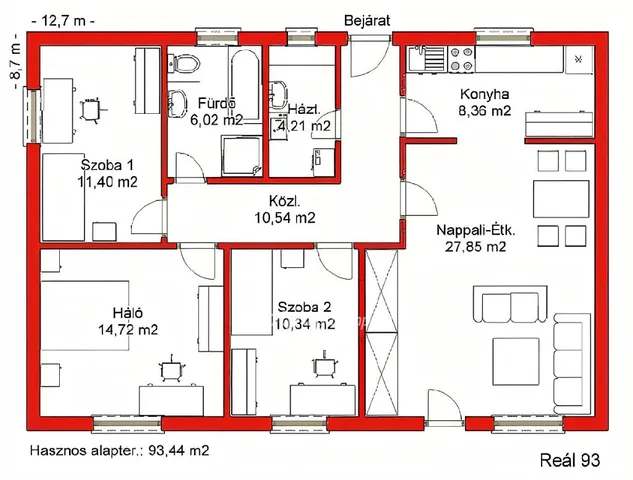 Eladó ház Kapuvár 70 nm