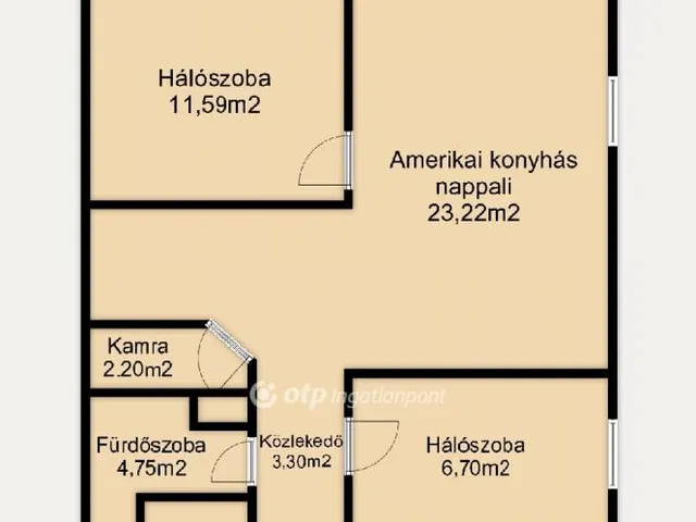 Eladó lakás Győr, Szabadhegy 66 nm