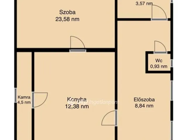 Eladó ház Koroncó 50 nm