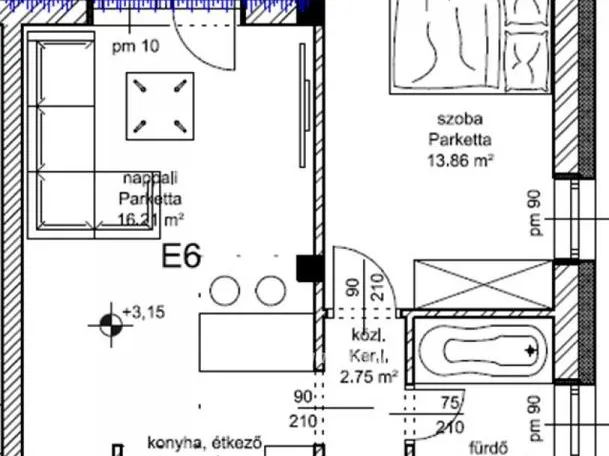 Eladó lakás Hegyeshalom 45 nm