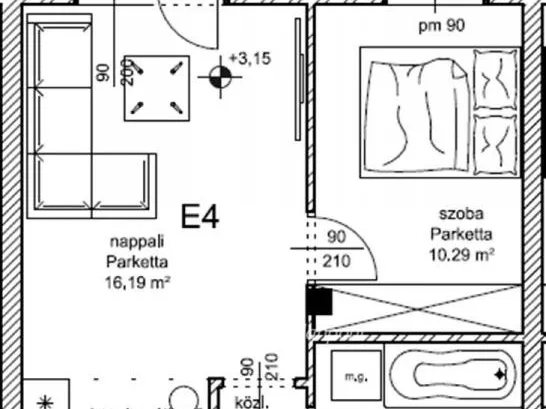 Eladó lakás Hegyeshalom 39 nm