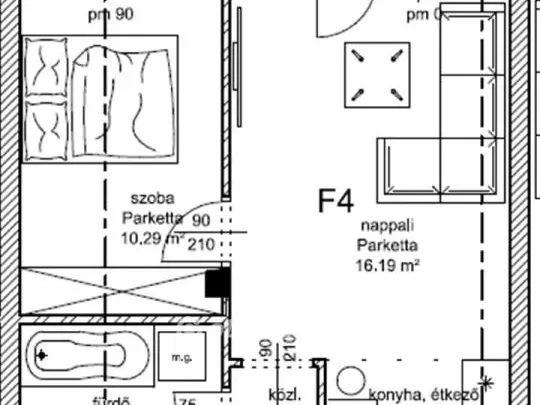 Eladó lakás Hegyeshalom 39 nm