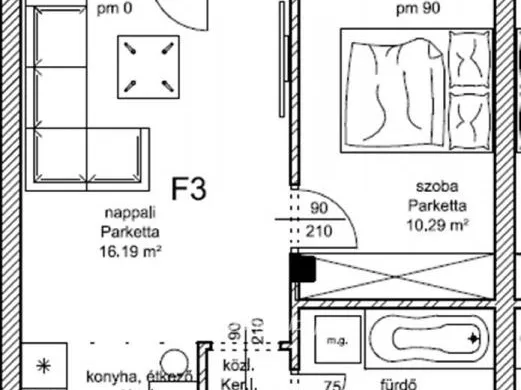 Eladó lakás Hegyeshalom 39 nm