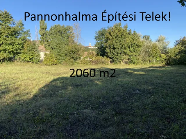 Eladó telek Pannonhalma 2060 nm