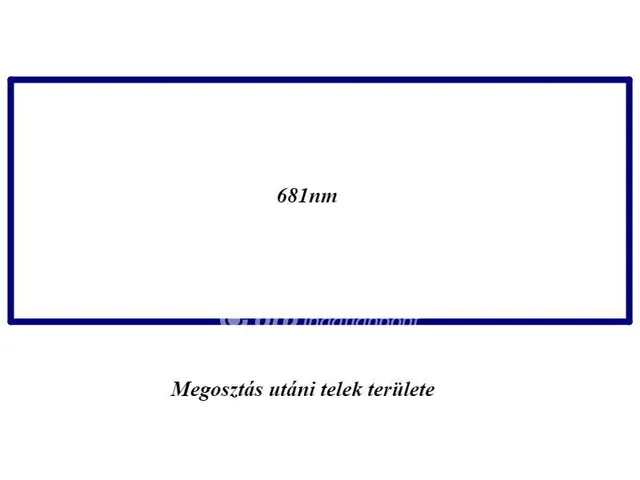 Eladó telek Győr 681 nm