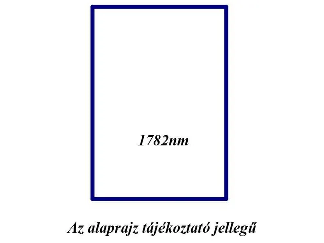 Eladó telek Tényő 1782 nm