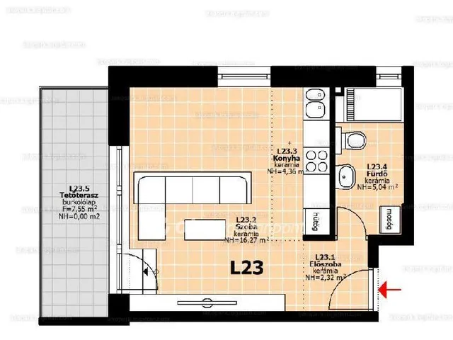 Eladó lakás Hegyeshalom 28 nm
