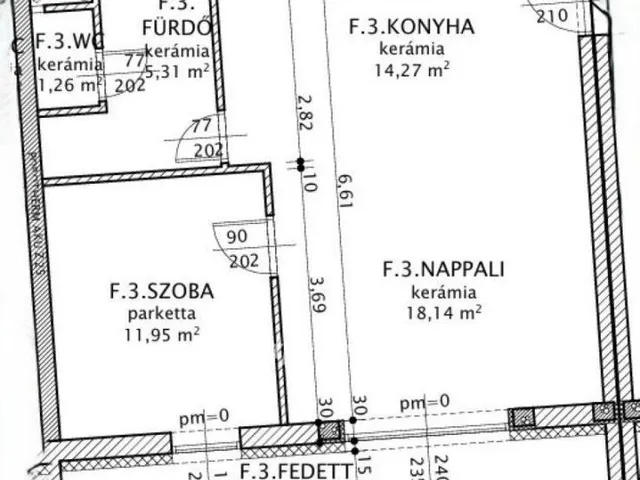 Eladó lakás Jánossomorja 57 nm